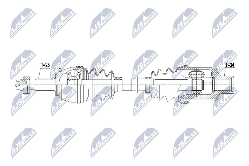 Wał napędowy NTY NPW-PL-061