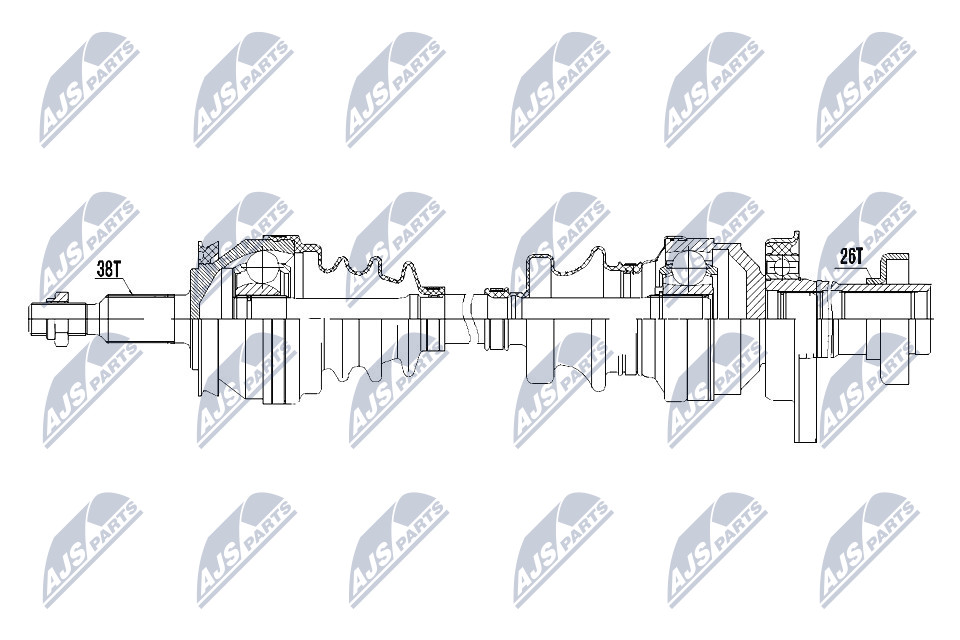 Wał napędowy NTY NPW-VW-101