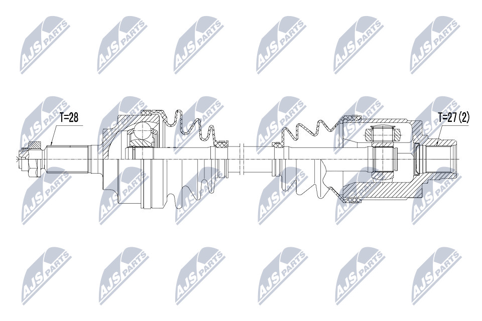 Wał napędowy NTY NPW-HD-032