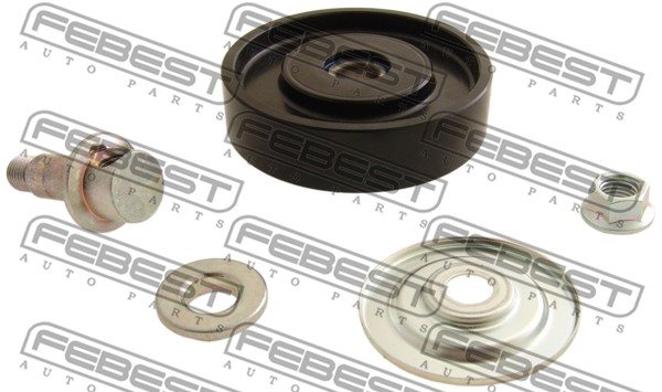 Rolka napinacza, pasek klinowy wielorowkowy Febest 0187-HDJ100HV