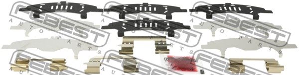 Zestaw akcesoriów, klocki hamulcowe Febest 0203-T31F