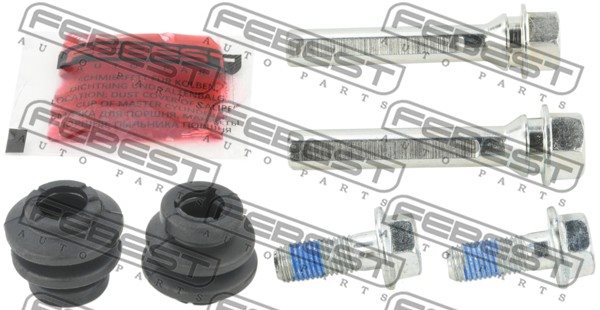 Sworzeń prowadzący, zacisk hamulca Febest 0174-ZZE120F-KIT