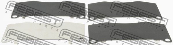Zestaw akcesoriów, klocki hamulcowe Febest 0103-TRJ150F