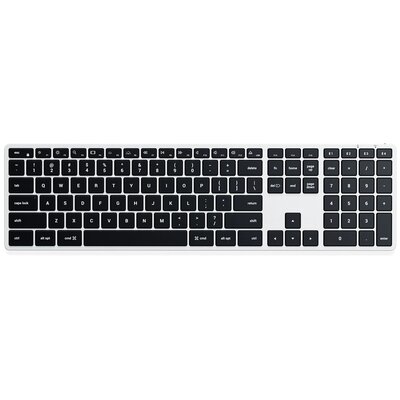 Satechi Slim X3 Klawiatura z układem numerycznym Bluetooth do czterech urządzeń USB-C - Srebrna