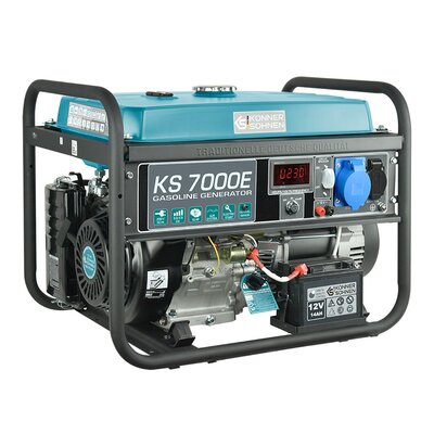 KÖNNER & SÖHNEN KS 7000E ROZRUCH ELEKTRYCZNY 230V 5,0/5,5kW benzynowy