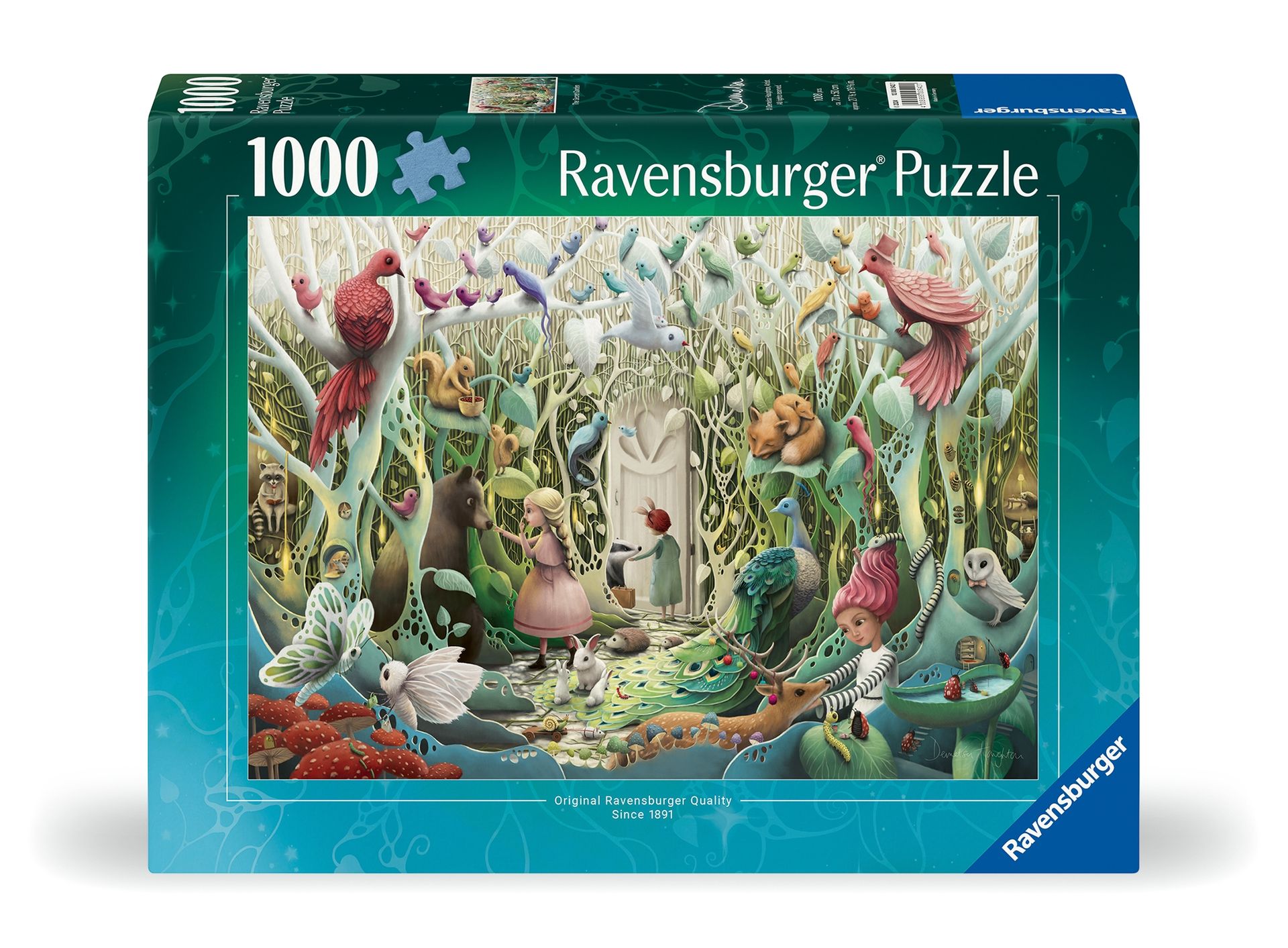 Ravensburger, Puzzle 1000: Tajemniczy ogród (12000542). Wiek: 14+