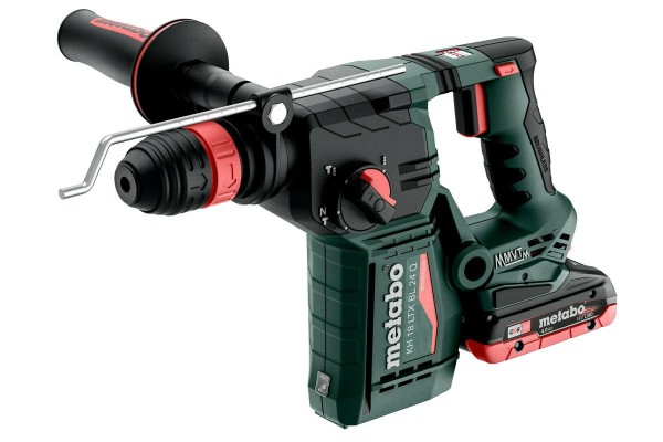 METABO.MŁOT KH 18 LTX BL 24 Q 2x4,0Ah LiHD METABOX