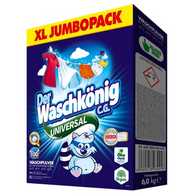 Der Waschkonig Universal Proszek do Prania 6 kg DE