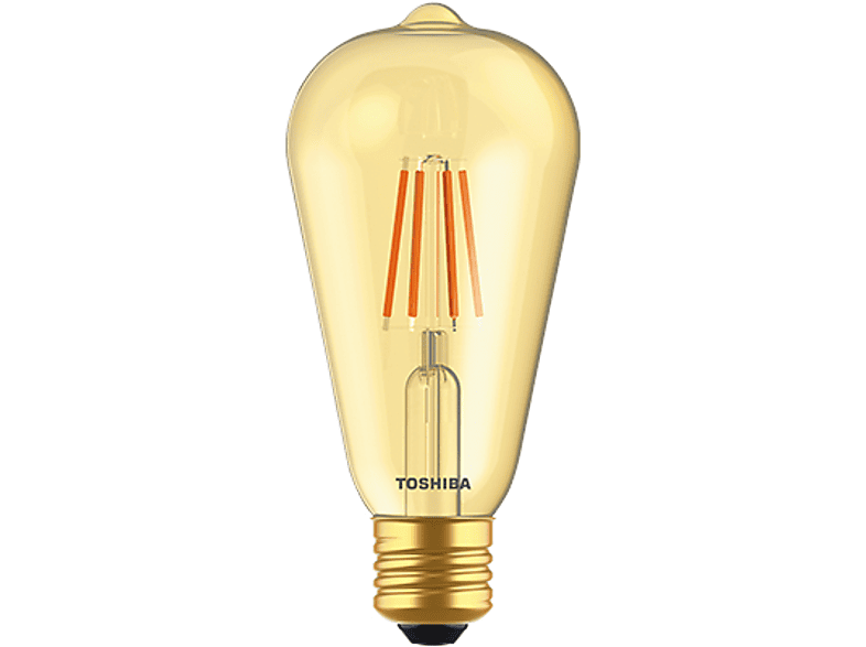 Żarówka LED TOSHIBA Filament Amber ST64 400lm 4,5W 2200K E27