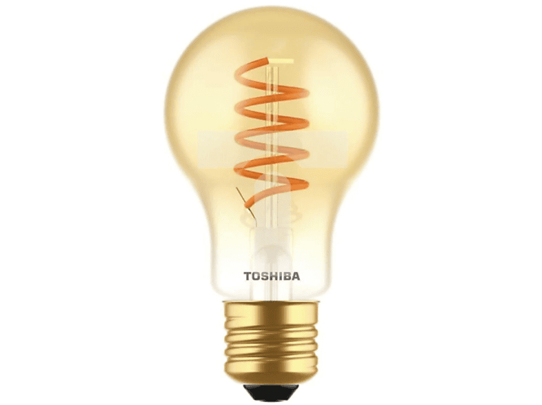 Żarówka LED TOSHIBA Filament Amber A60 4,5W 2200K E27
