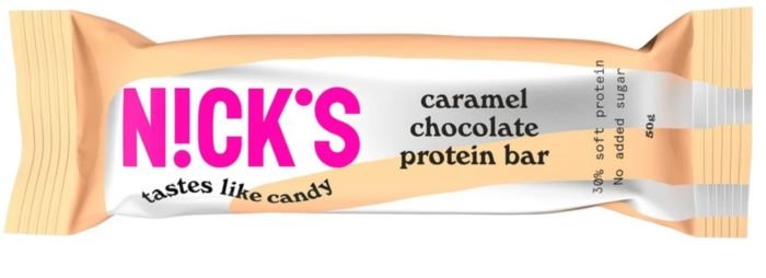 NICK`S Baton Protein Czekolada słony karmel bez cukru 50g