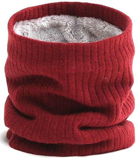 Komin Zimowy Na Szyję Tuba Ciepły Ocieplany Futro