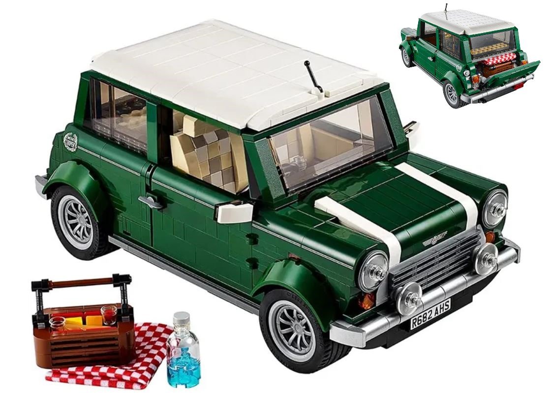 Klocki Technic MINI COOPER 1077-klocków Ruchome Części zamiennik LEGO TECHNIC