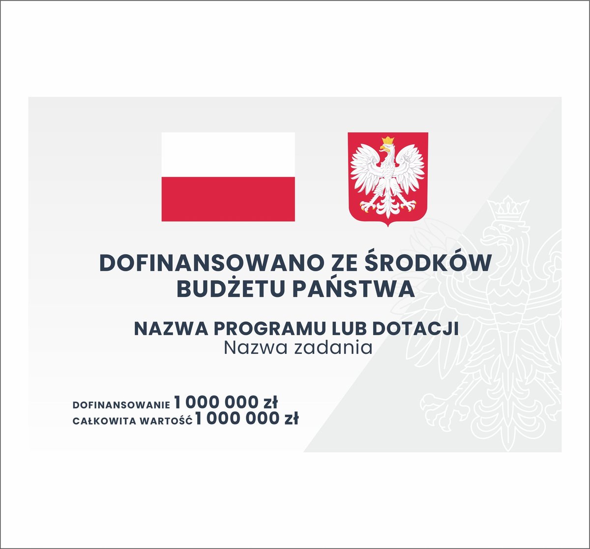 TABLICA UNIJNA 40x60cm dofinansowanie, unia, PCV3