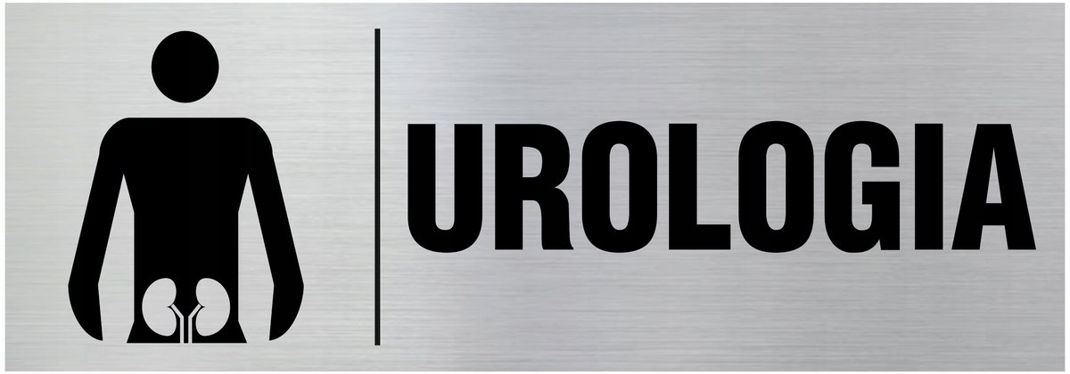 Tabliczka informacyjna, tabliczka na drzwi, UROLOGIA 7x20cm