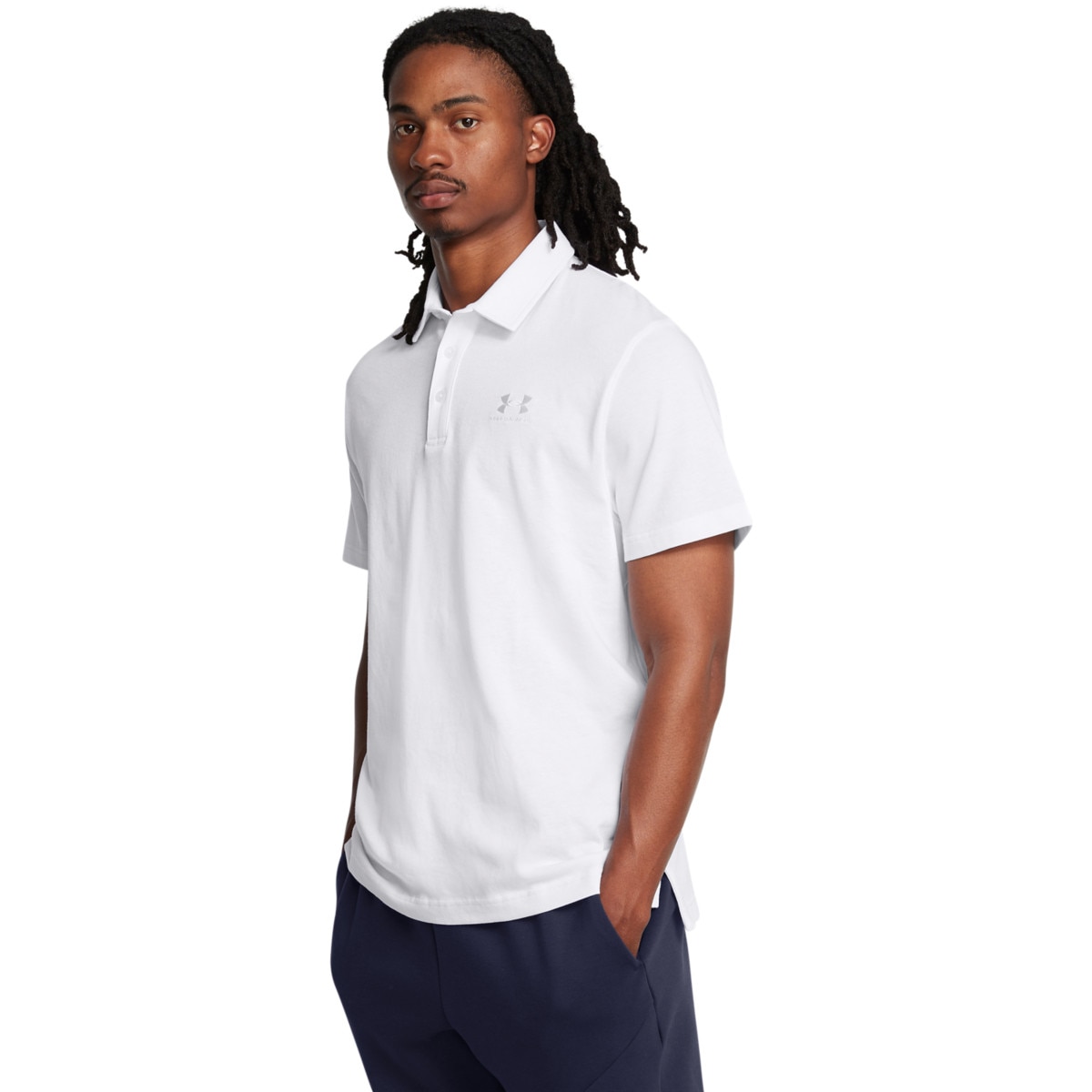 Męska koszulka polo Under Armour UA Icon Polo - biała - UNDER ARMOUR