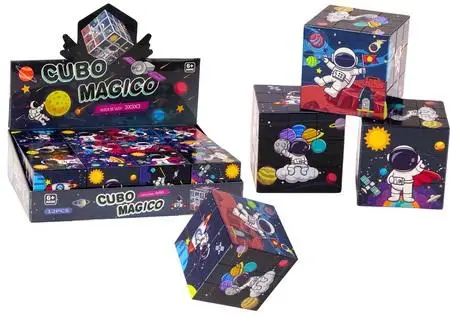 Magiczna kostka edukacyjna Kosmos - Leantoys