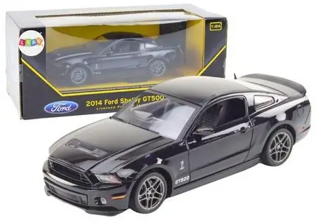 Ford Shelby GT500 1:24 z napędem czarny - Leantoys