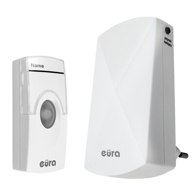 Eura-Tech Dzwonek bezprzewodowy WDP-05A3 biały 230V