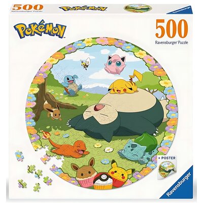 Puzzle 500 Pokemon Postacie