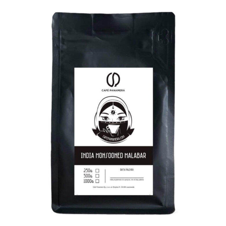 Kawa ziarnista Cafe Panamera India Monsooned Malabar 1kg