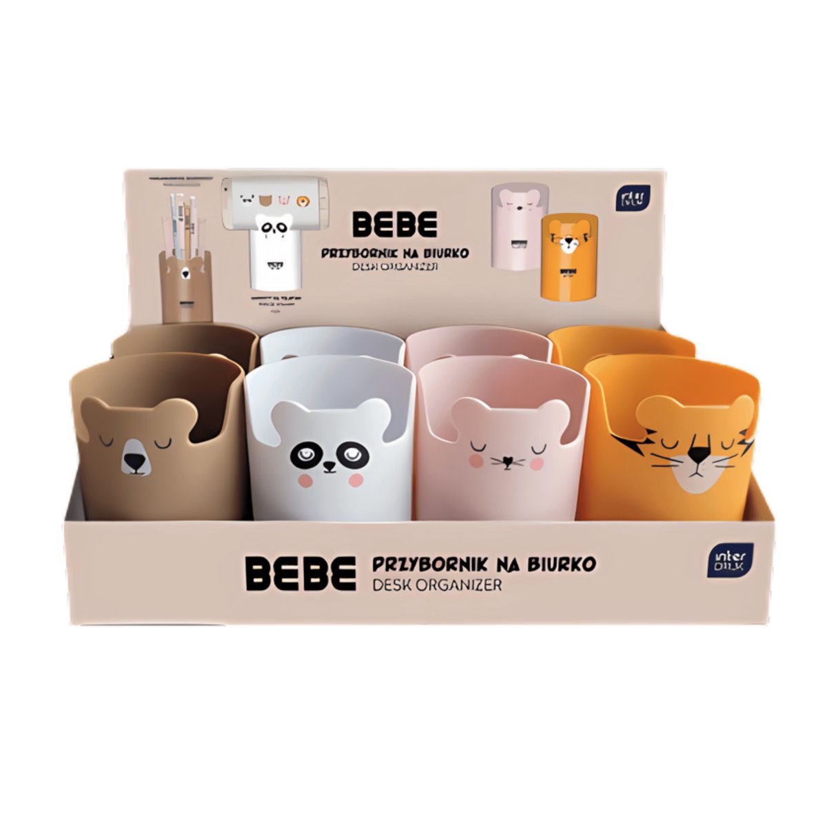 Przybornik Na Biurko Bb Friends 8 Sztuk W Opakowaniu Mix Wzorów Interdruk