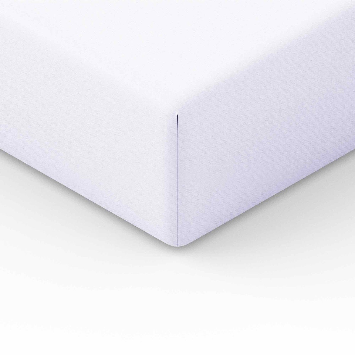 Spod Igły i Nitki Prześcieradło Jersey z gumką 120x200 cm białe