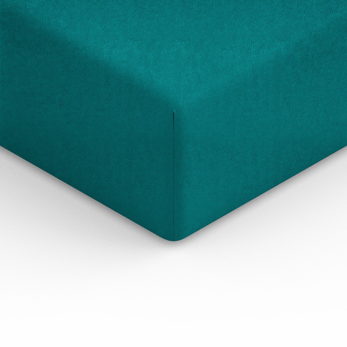 Spod Igły i Nitki Prześcieradło Frotte z gumką 140x200 cm zielone turkusowe