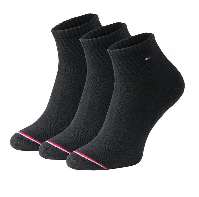 Tommy Hilfiger skarpetki czarne klasyczne bawełna ATV390 L