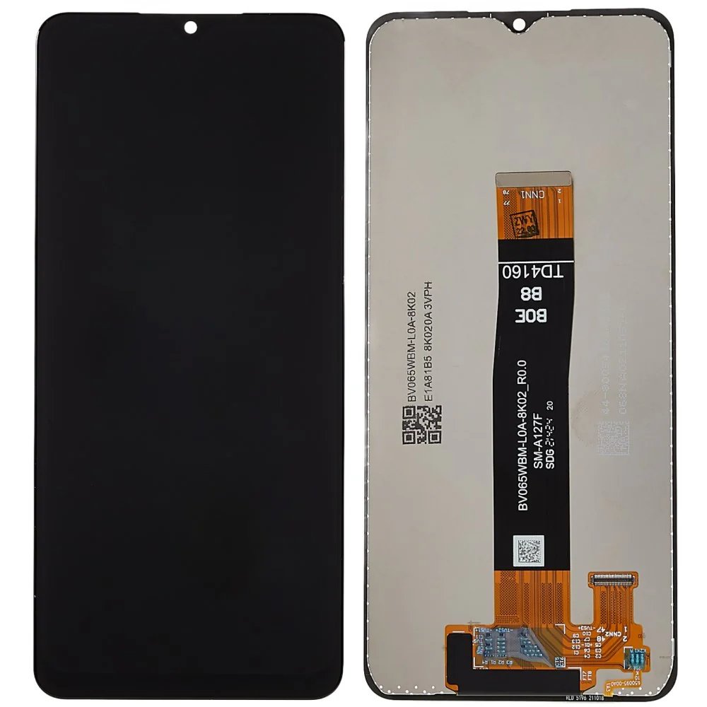 Wyświetlacz LCD + ekran dotykowy Samsung A12 SM-A125F SM-A125M SM-A125F/DS czarny