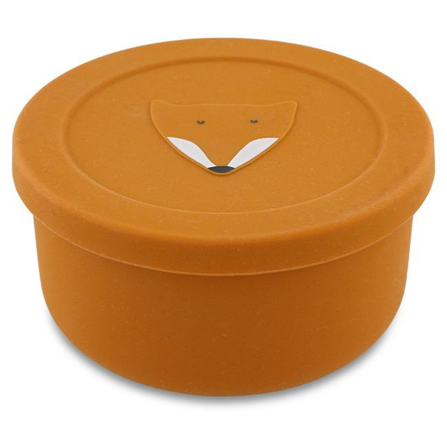 Lis Silikonowy Pojemnik z Pokrywką na Przekąski