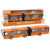 Autobus miejski 1:16 napęd światła dźwięki pomarań
