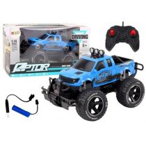 Auto terenowe R/C 1:14 27MHz niebieskie