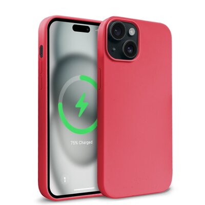 Crong Color Cover Magnetic - Etui iPhone 15 Plus MagSafe (różowy)