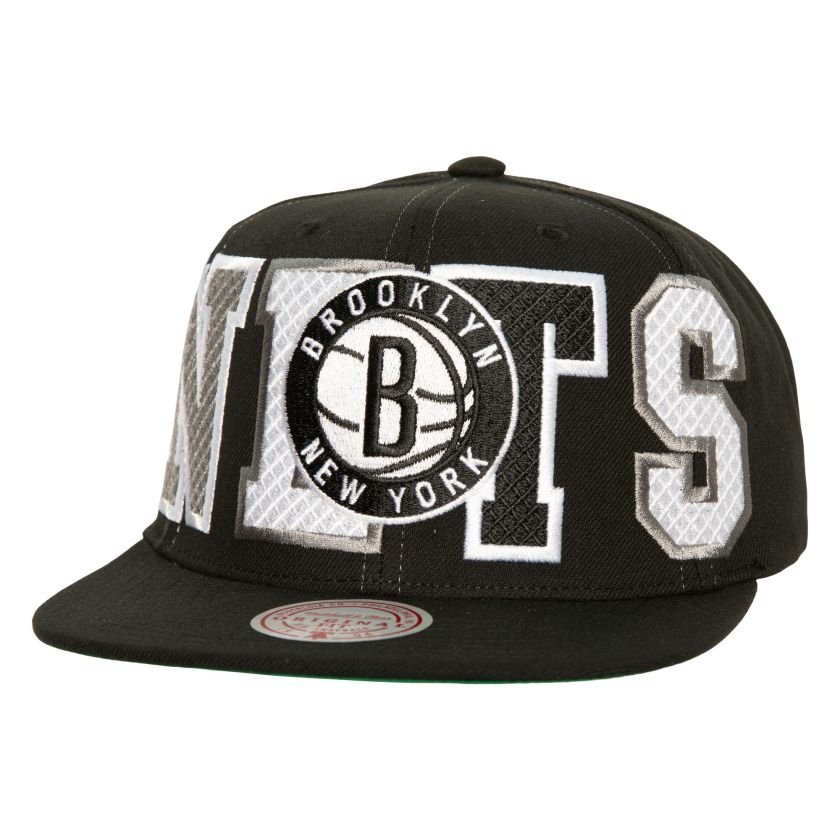 Mitchell & Ness czapka z daszkiem Varsity Bust Snapback Brooklyn Nets czarny OSFM