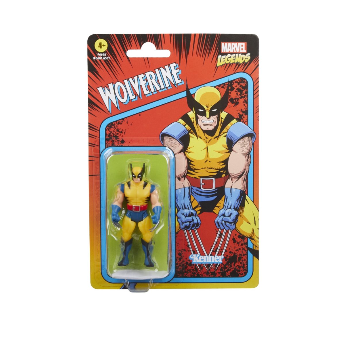 Kolekcja Marvel Legends Retro 375 Wolverine 9,5 cm Figurki akcji