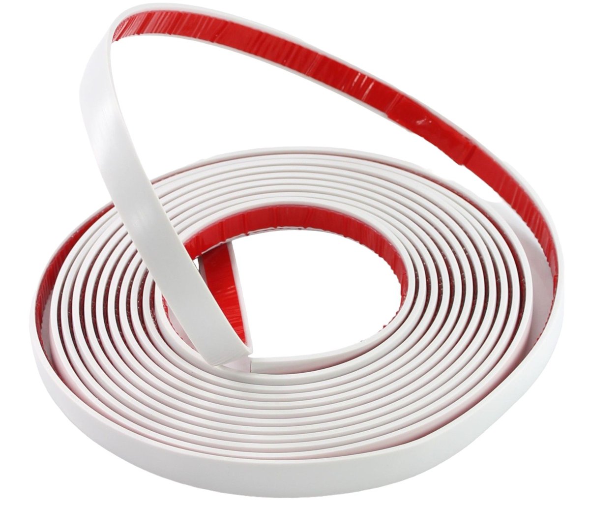 Listwa ozdobna dekoracyjna wykończeniowa biała samoprzylepna 6mm 5m