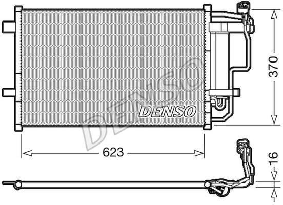 Skraplacz, klimatyzacja Denso DCN44007