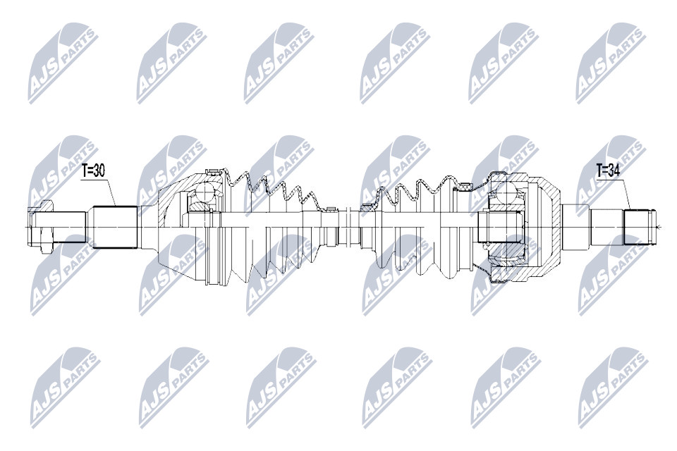 Wał napędowy NTY NPW-PL-087