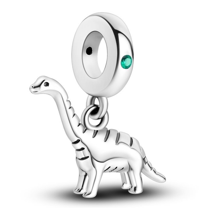 Zawieszka SREBRO 925 Charms koralik do PANDORA Dinozaur Brontozaur