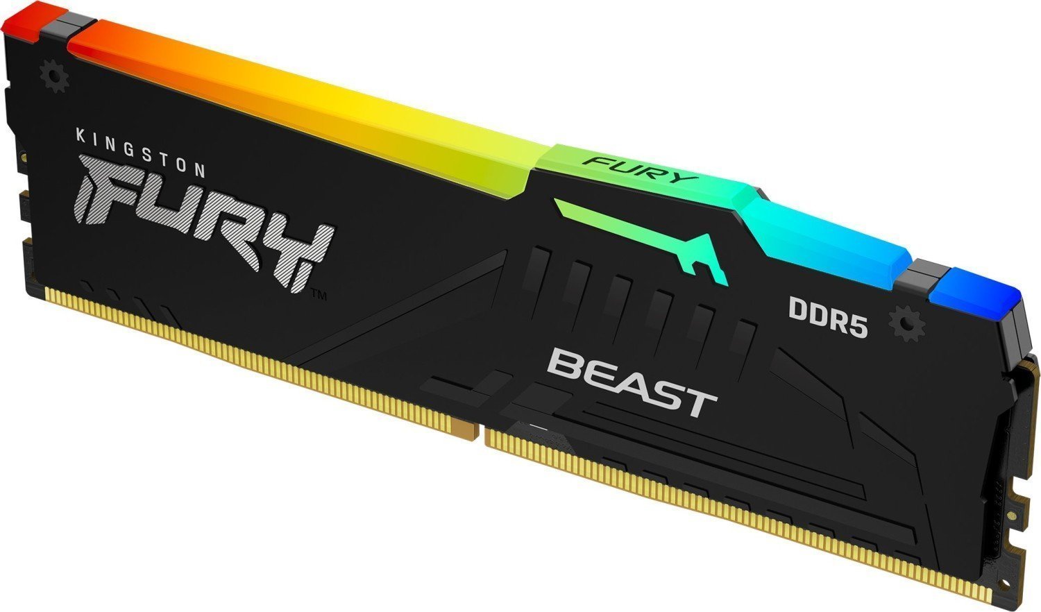 Pamięć Kingston Fury Beast RGB, DDR5, 16 GB, 6400MHz, CL32 KF564C32BBA-16