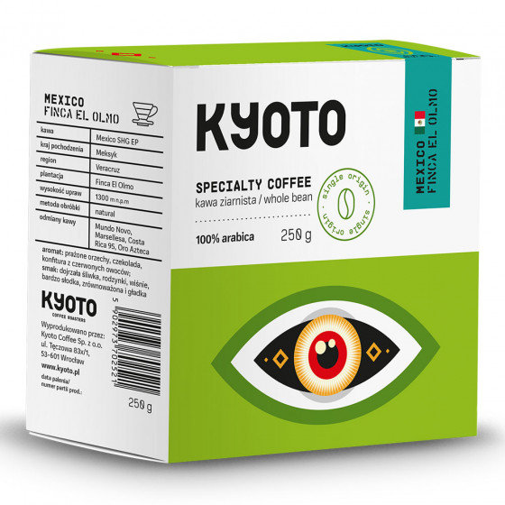 Kawa ziarnista Kyoto Coffee Roasters „Mexico Finca El Olmo “, 250 g