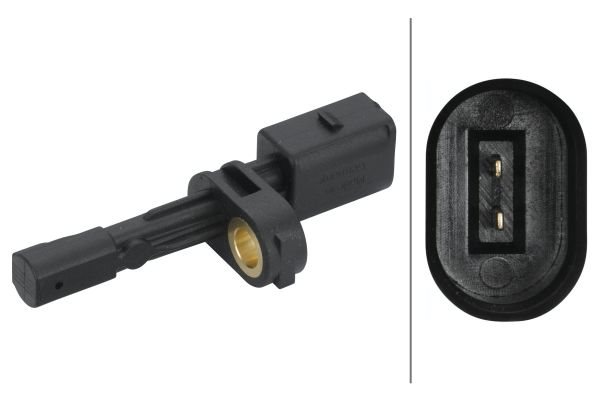 Czujnik, prędkość obrotowa koła Hella 6PU 012 039-771