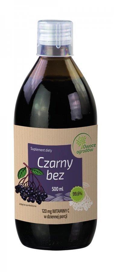 Owoce Ogrodów Czarny Bez sok ,500 ml