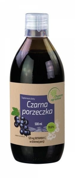Owoce Ogrodów Czarna Porzeczka sok ,500 ml
