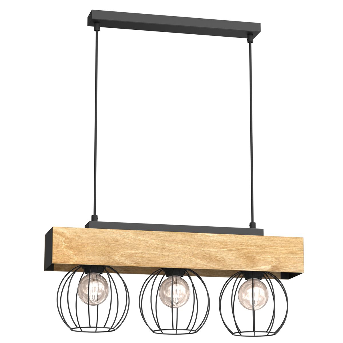 Nietuzinkowa lampa z drucianymi kloszami LX 1640 z serii MENTON