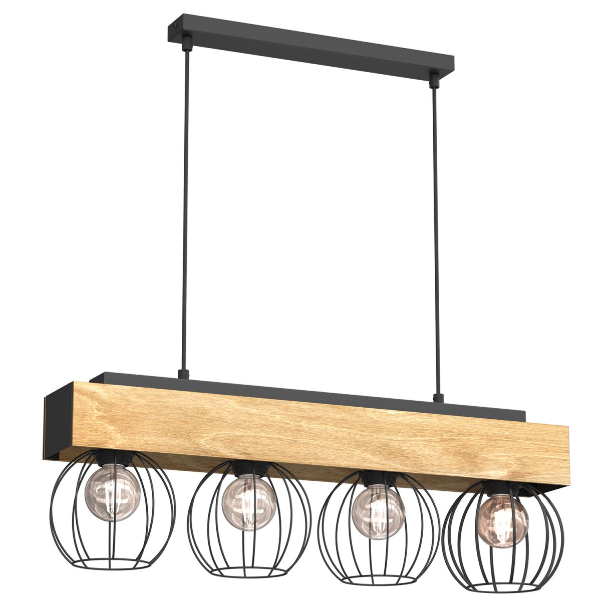 Stylowa lampa wisząca do oświetlenia stołu LX 1641 z serii MENTON