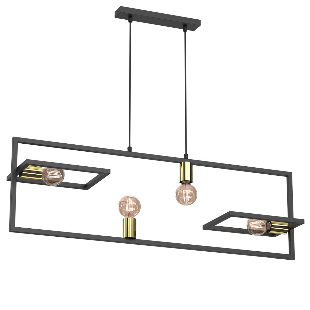 Efektowna, asymetryczna lampa wisząca LX 1656 z serii BELFORT