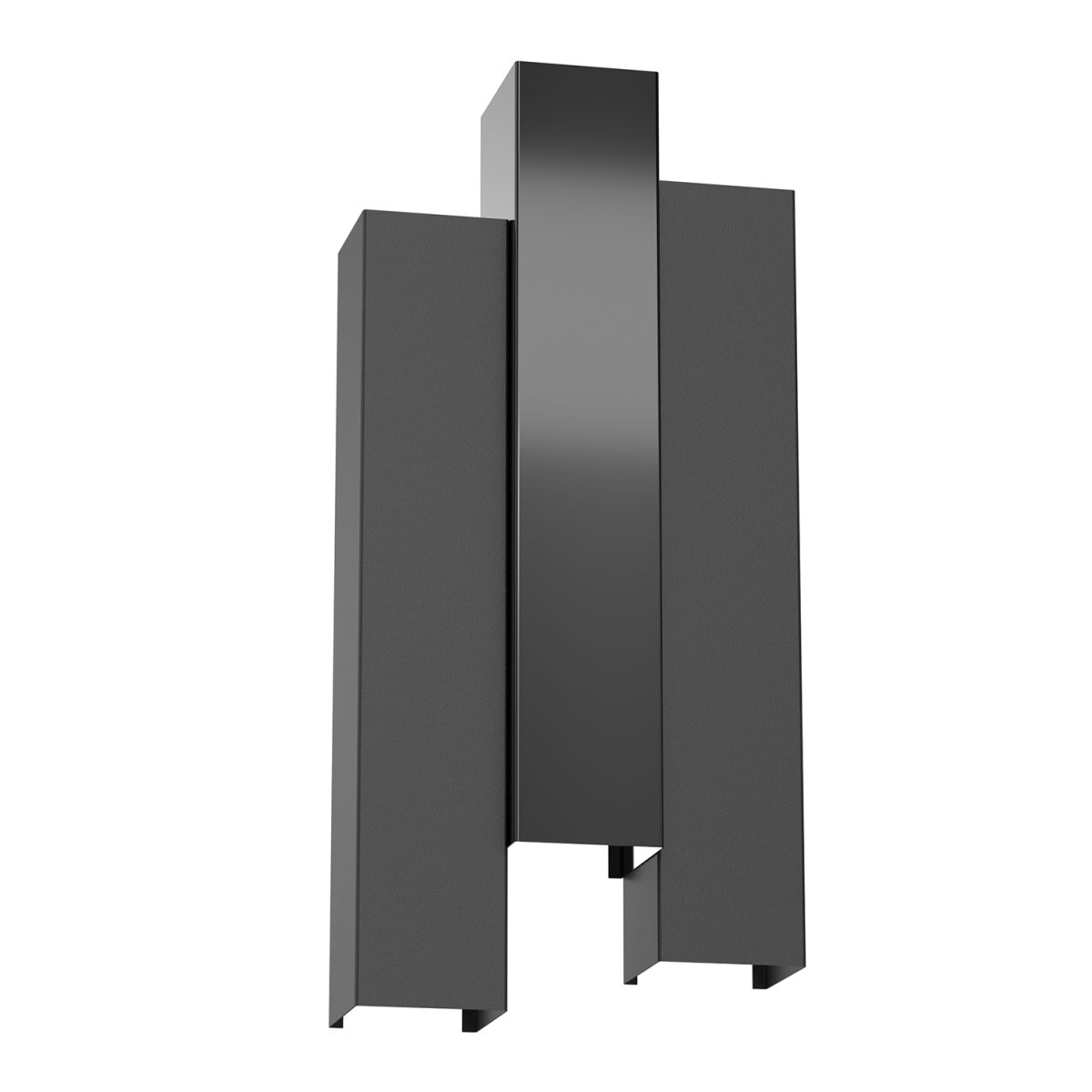 Designerska, czarna lampa ścienna do salonu LX 299 z serii WALL
