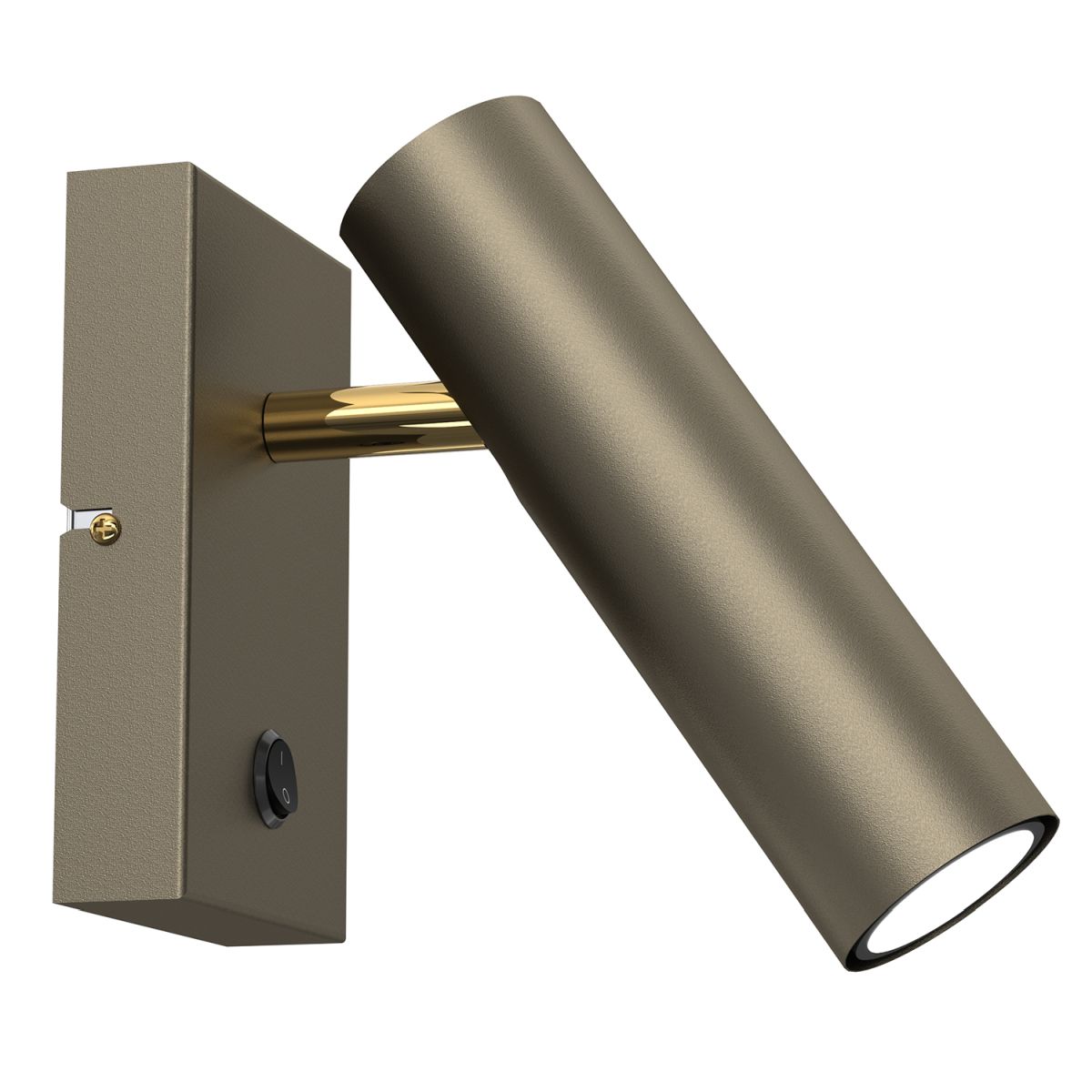 Nowoczesny kinkiet z włącznikiem, nad łóżko LX 249 z serii AXION